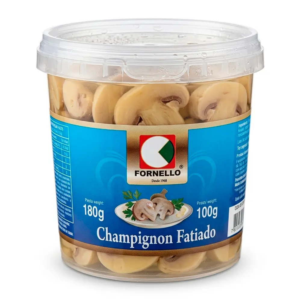 Champignon fatiado balde 100g