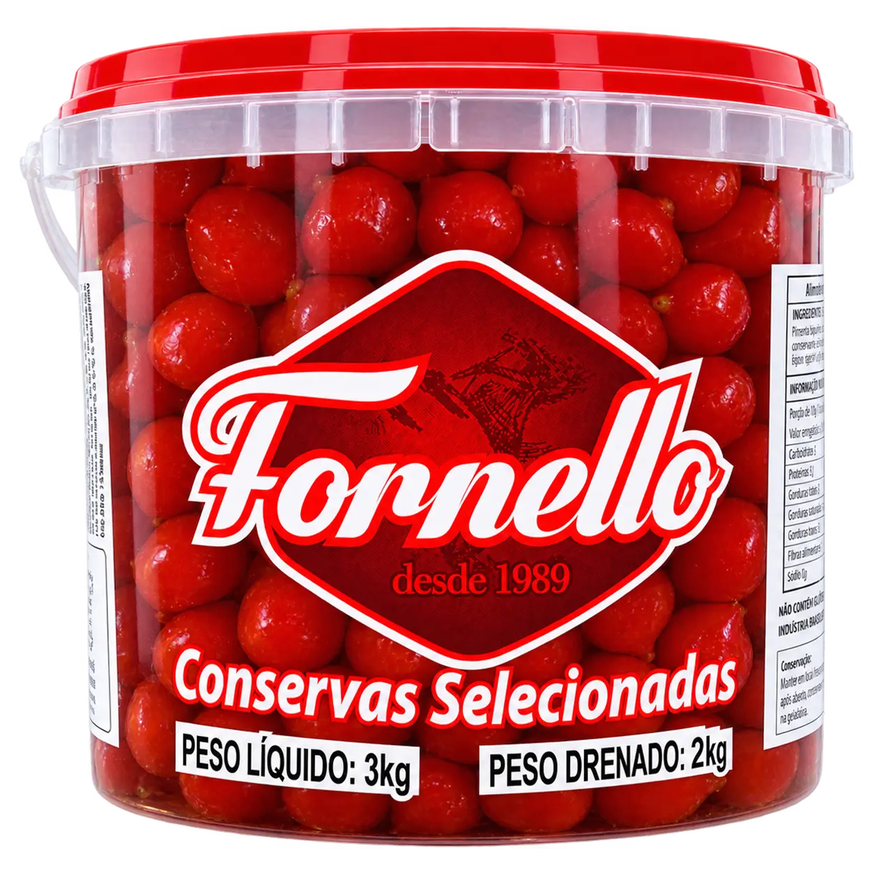 Pimenta biquinho balde 2kg