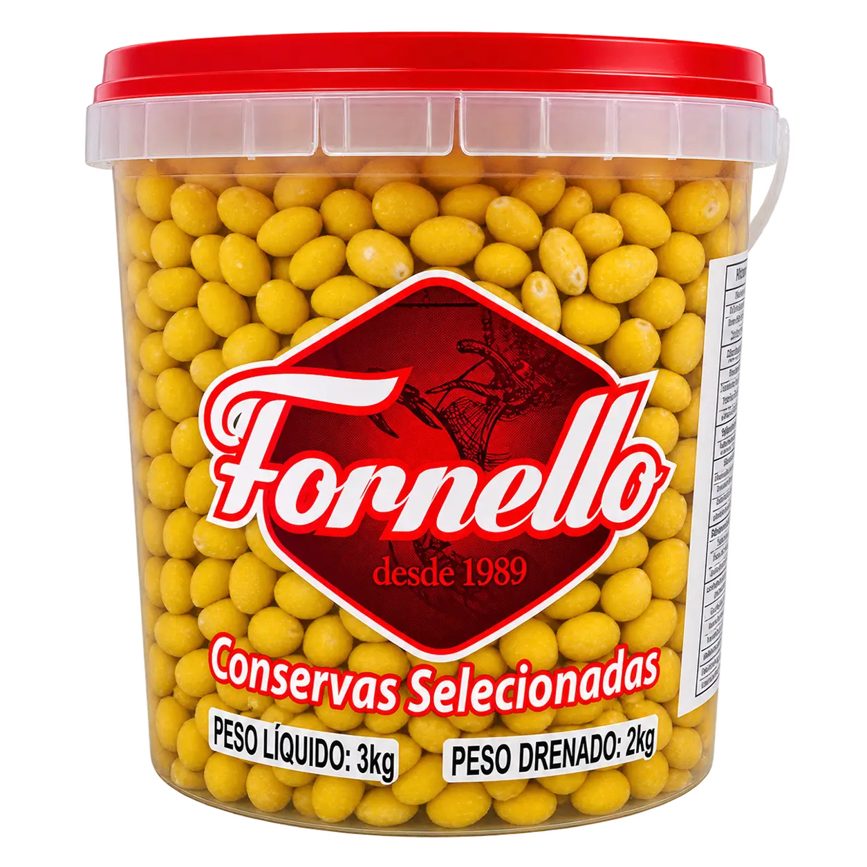 Tremoço balde 2 kg - caixa com 4 unidades